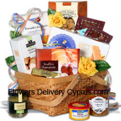 Gourmet Hamper Containing Chocolates, Cookies etc.